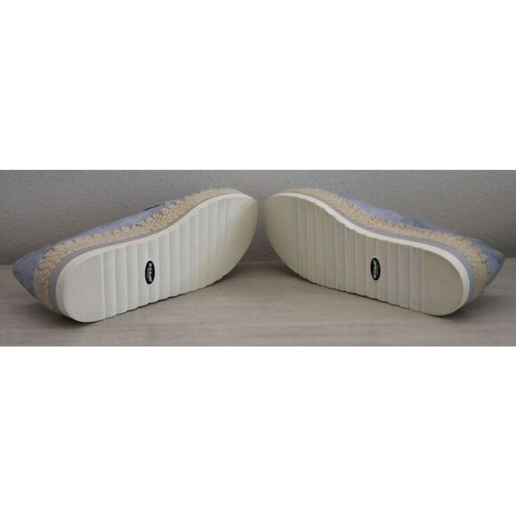 Dr. Scholl's Women's Sz 9M Blue Dawn Canvas Discovery Espadrille Loafers - Picture 10 of 12